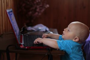 Baby at Laptop
