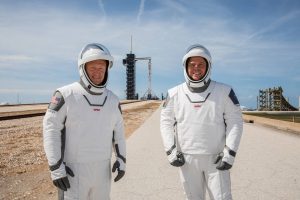 Astronauts Douglas Hurley and Robert Behnken